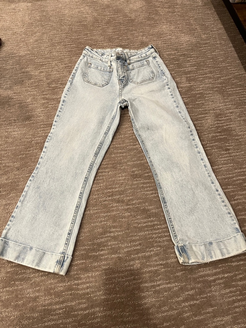 KanCan light Wash Wide Leg Women’s Jeans size inseam 23